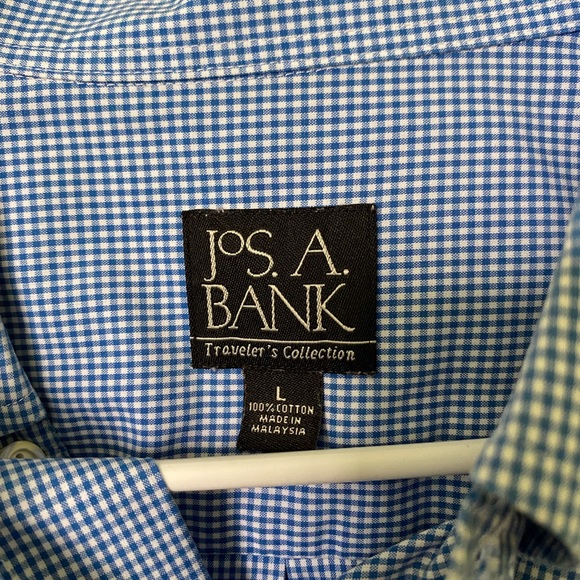 Men’s short-sleeve button down shirt. Size L. - Picture 3 of 4